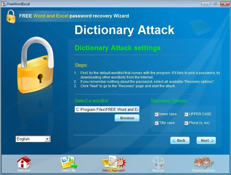 free word password recovery software